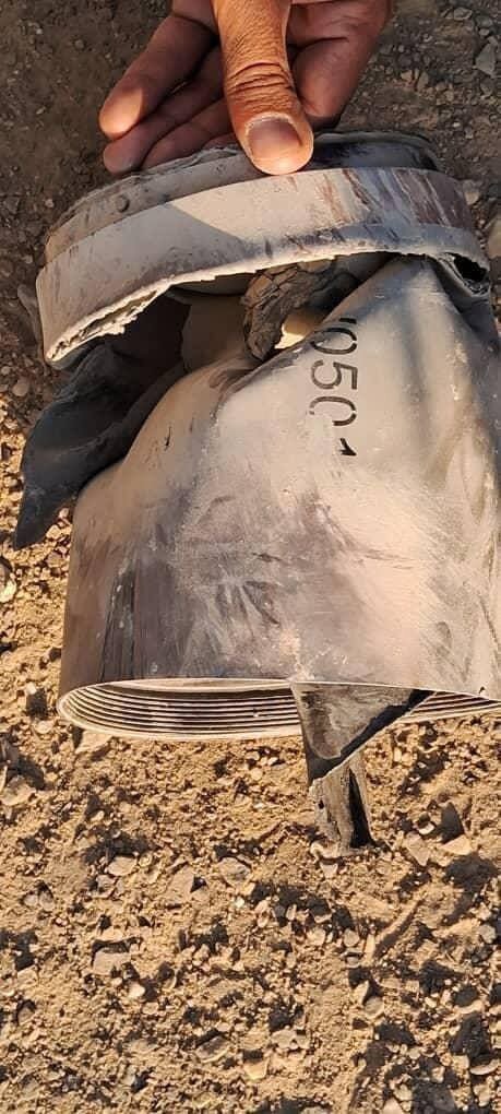 تصاویر بقایای موشک‌های پاکستانی در حمله به ایران | این موشک به سراوان خورده است