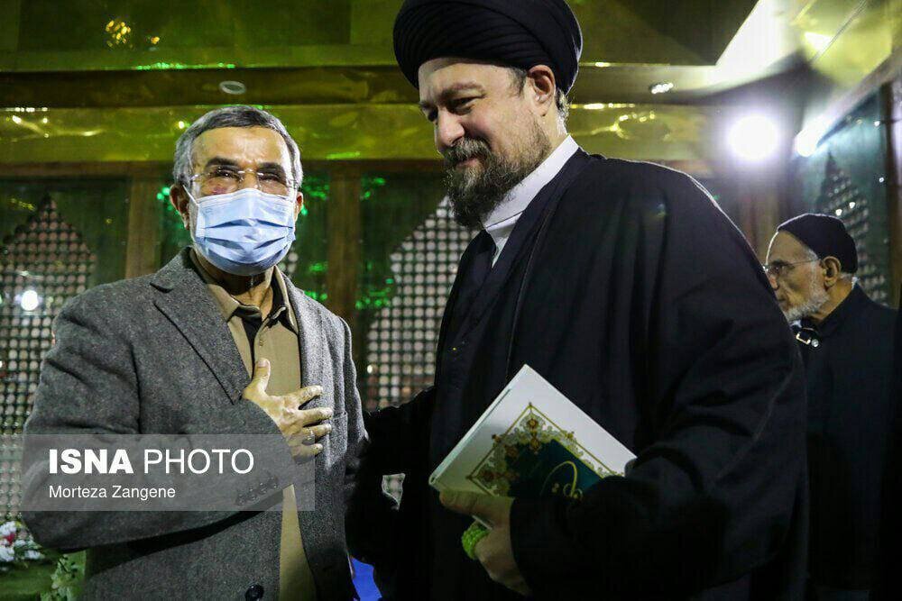 تصویر کبودی زیر چشم محمود احمدی‌نژاد جنجالی شد | حضور احمدی نژاد با سیاهی زیر چشم خبرساز شد