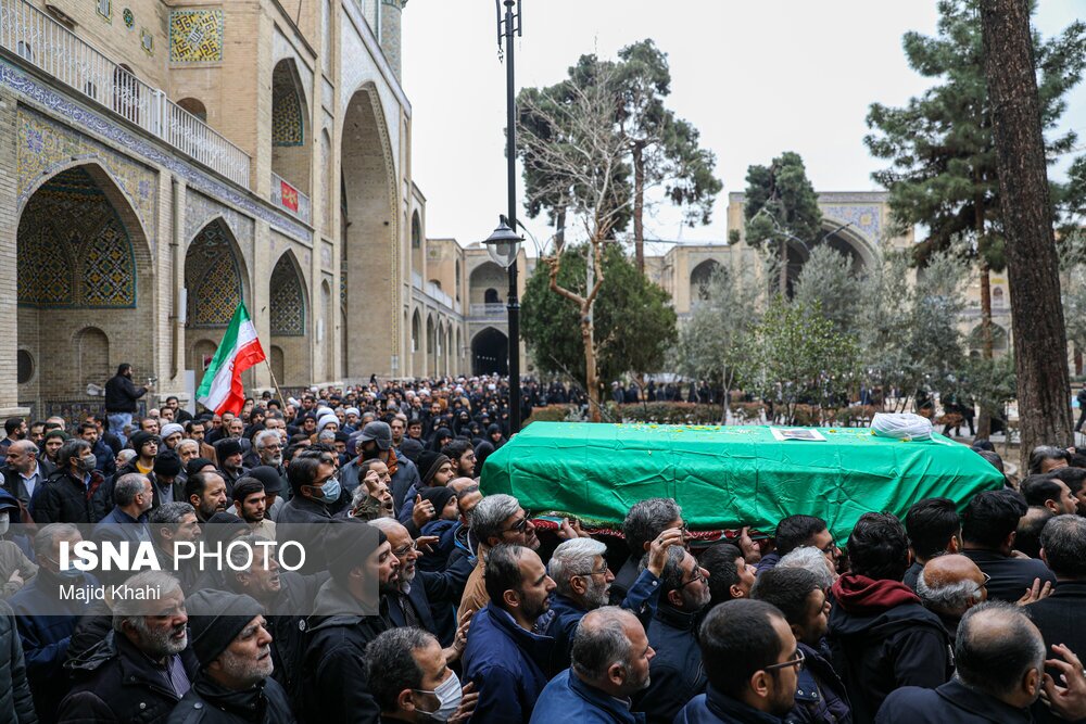 تصاویری تازه از پسر رهبر انقلاب و لاریجانی در یک مراسم