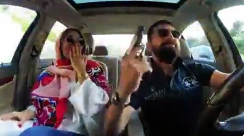 تصاویر جنجالی حجاب همسر محسن افشانی در دیدار با رئیس جمهور | از جنجال اسلحه گرفتن افشانی و همسرش در خودرو تا دیدار با رئیسی!