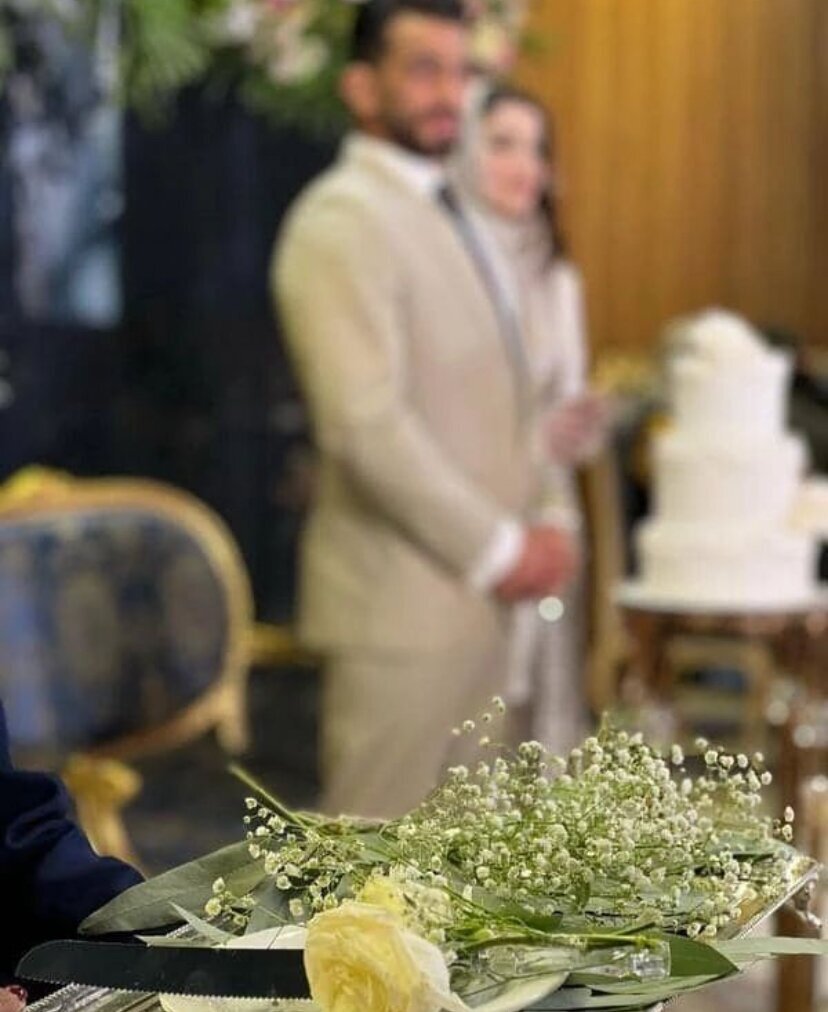اولین تصاویر حسن یزدانی و همسرش در مراسم عروسی‌شان که دیشب برگزار شد