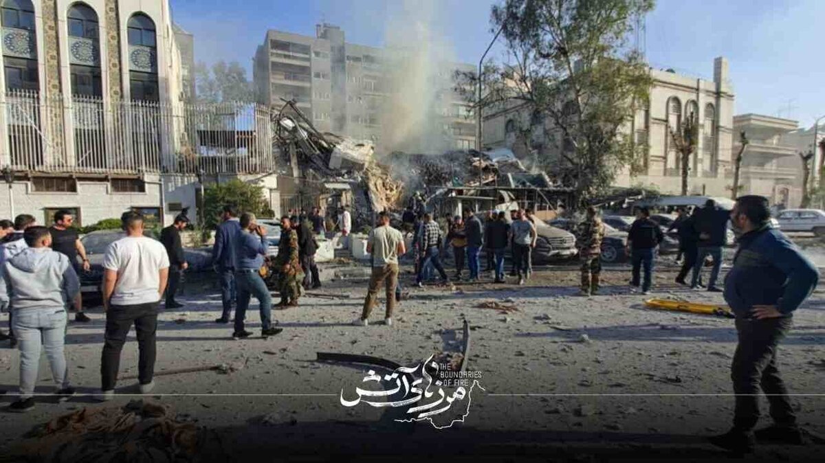 واضح‌ترین تصاویر از تخریب سفارت ایران در دمشق با حمله هوایی اسراییل | العالم: ساختمان کنسولگری ایران در دمشق به‌طور کامل ویران شد + ویدئو