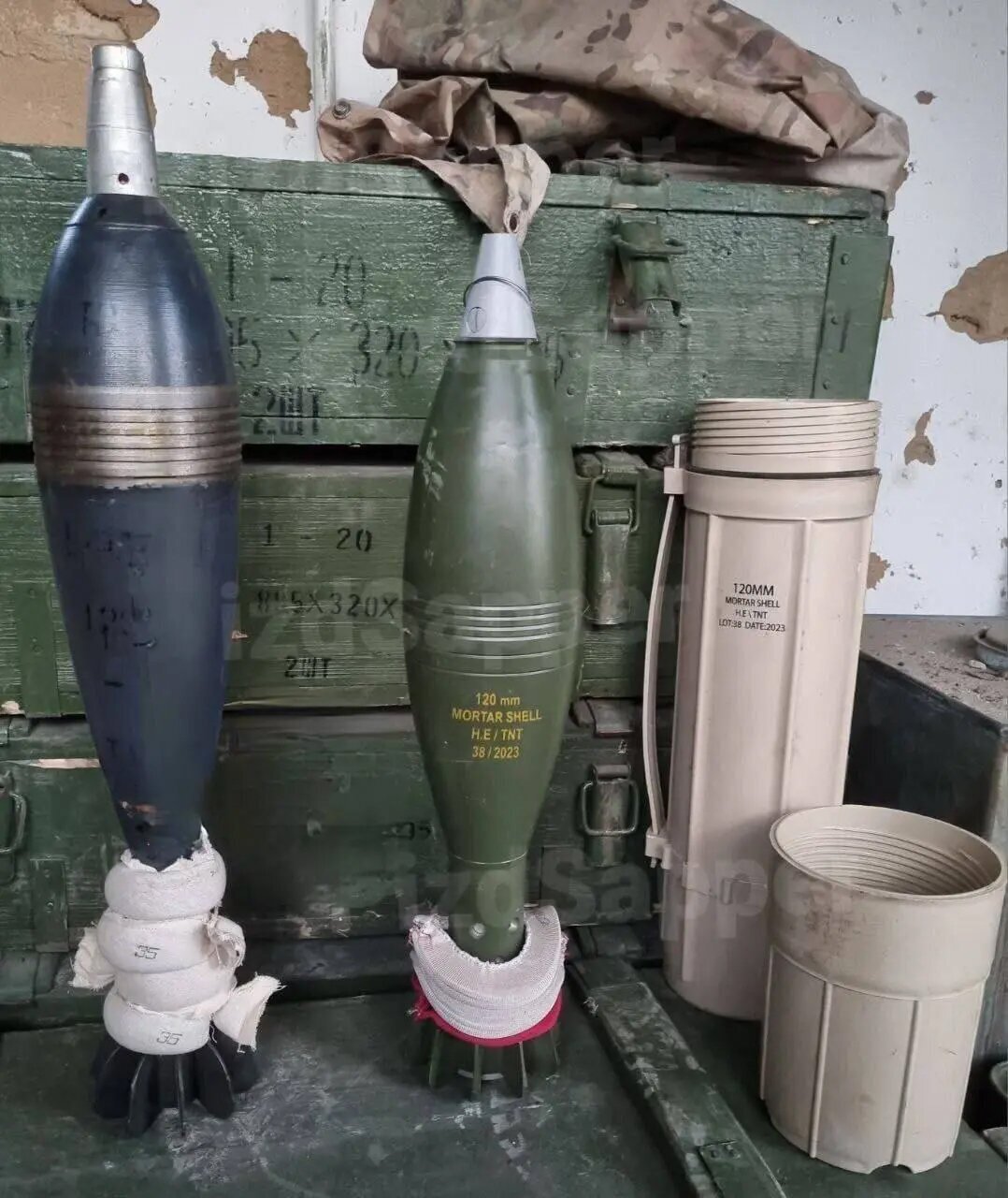 تصویر جدید خمپاره‌های ایرانی در جنگ اوکراین | روس‌ها از خمپاره‌های ساخت کره شمالی هم استفاده می‌کنند
