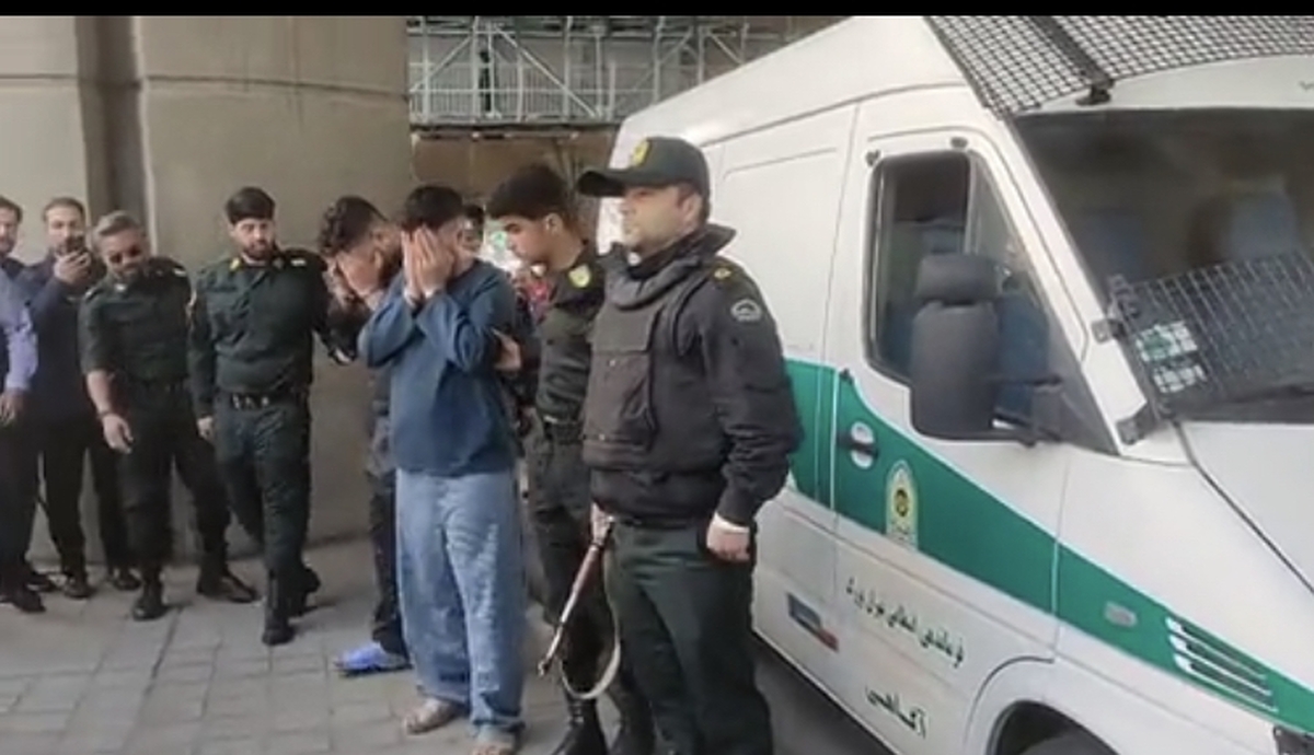 تصاویر لحظه دستگیری زورگیران اتوبان صدر تهران + ویدئو | زورگیران را در مازندران پیدا کردند