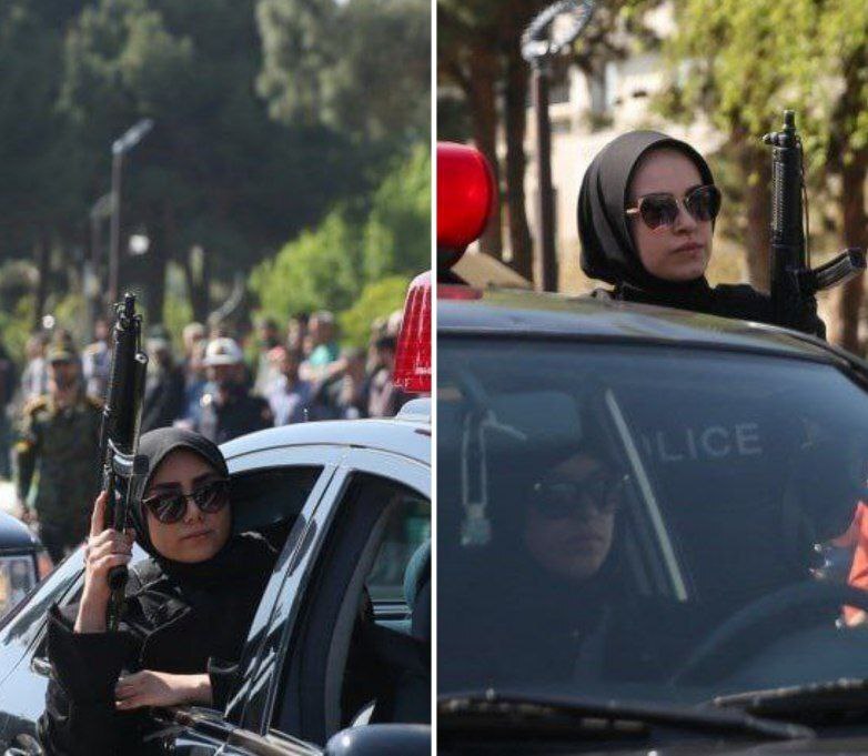 تصاویر خبرساز تیپ پلیس‌های زن در قزوین | حجاب و پوشش خاص پلیس‌های زن در قزوین را ببینید