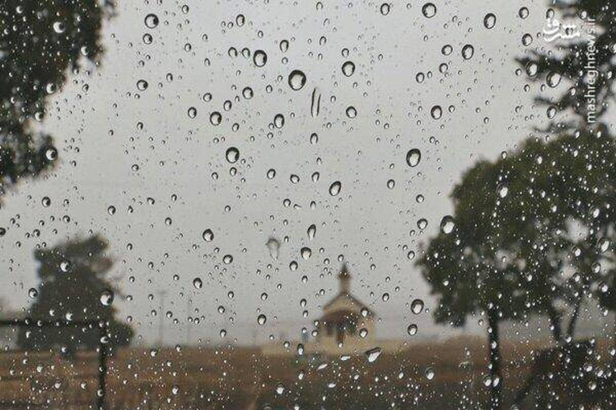 غافلگیری مردم در کازرون ؛ بارش شدید باران را ببینید
