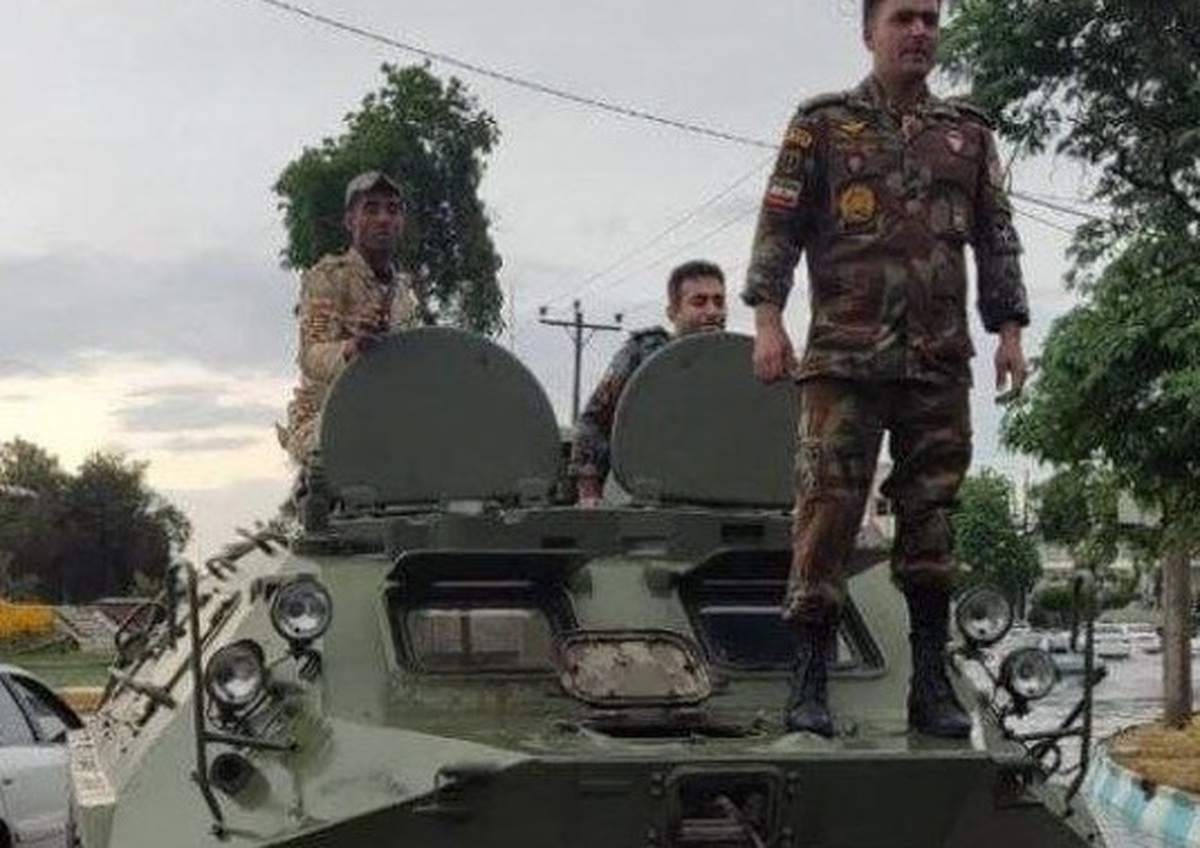 علت حضور تانک‌های ارتش در خیابان‌های دزفول + تصاویر