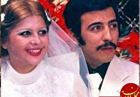 تصویر عروسی علی حاتمی و زری خوشکام ۵۰ سال پیش! | محل عروسی: ساختمان آلومینیوم تهران ؛ قیمت تالار را ببینید