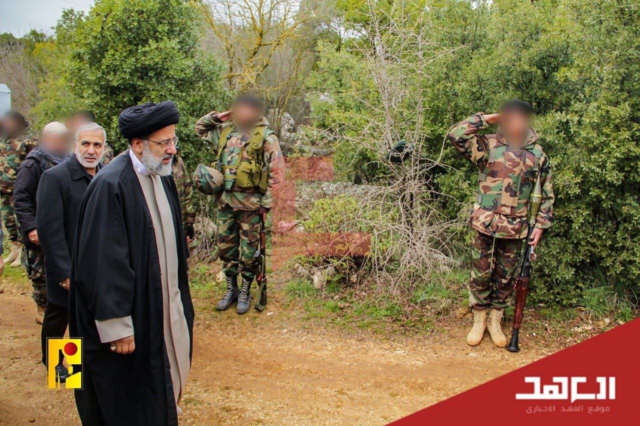 تصاویر دیده نشده بازدید رئیسی از پایگاه مقاومت اسلامی | تصاویری که حزب الله لبنان منتشر کرد