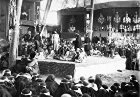 تصاویر جالب از عزاداری محرم در دوره قاجار | در تهران نزدیک به ۲۰۰ هیات مراسم عزاداری برقرار بود